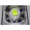 Image 1 : 925 CHARM BRACELET BLUE STONE