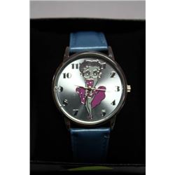 BETTY BOOP WOMENS WATCH W/ BLUE STRAP
