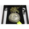 Image 1 : POCKET BRONZE FISHING WATCH W/ LONG CHAIN