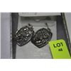 Image 1 : .925 SILVER EARRINGS