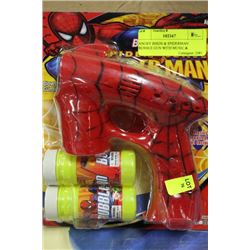 ANGRY BIRDS & SPIDERMAN BUBBLE GUN WITH MUSIC &