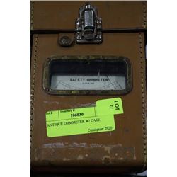 ANTIQUE OHMMETER W/ CASE
