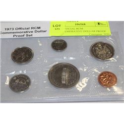 1973 OFFICIAL RCM COMMEMORATIVE DOLLAR PROOF SET