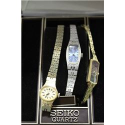 THREE ESTATE LADIES SEIKO WATCHES