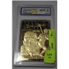 Image 1 : 1996 BLEACHERS 23KT GOLD MICKEY MANTLE CARD