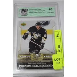 2005-06 UPPER DECK SIDNEY CROSBY ROOKIE CARD