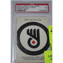 1973 O-PEE-CHEE PHILIDELPHIA FLYERS TEAM LOGO