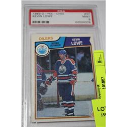 1983 0-PEE-CHEE KEVIN LOWE CARD