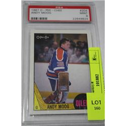 1987 ANDY MOOG O-PEE.CHEE CARD