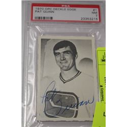 1970 O-PEE-CHEE DECKLE EDGE PAT QUINN CARD