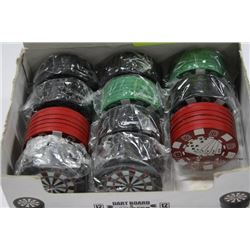 BOX OF 11 TOBACCO GRINDERS
