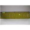 Image 1 : VINTAGE "NATIONAL" METAL OIL/GAS SIGN