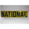 Image 1 : VINTAGE "NATIONAL" PORCELAIN OIL/GAS SIGN