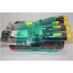 5 PC WOOD CHISEL WITH 4 NEW PLIERS