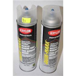 2 CANS OF KRYLON MARKING PAINT