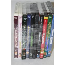 BUNDLE OF 10 WALT DISNEY DVD'S - (SOME NEW &
