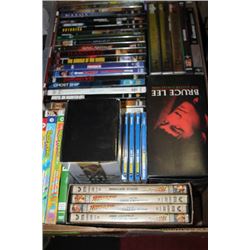 BOX OF 35 DVD MOVIES AND BOX SETS