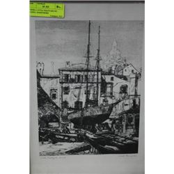 VENICE LITTLE BOATYARD BY: LIONEL BARRYMORE