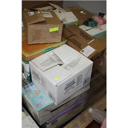 PALLET OF PARTY STREAMERS AND CONFETTI