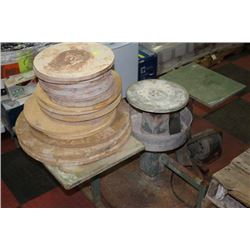 POTTERY WHEEL WITH ELECTRIC MOTOR