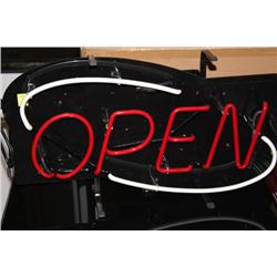 NEW NEON OPEN SIGN
