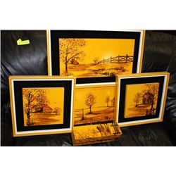 ESTATE  PC YELLOW PICTURE SET