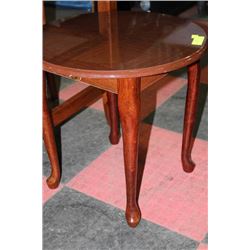 WOODEN SIDE TABLE