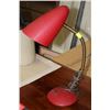 Image 1 : VINTAGE RED DESK LAMP
