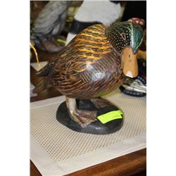 CARVED WOODEN DUCK