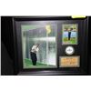 Image 1 : MIKE WEIR FRAMED GOLF PICTURE W CARD