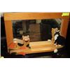 Image 1 : WOOD CAT MIRROR