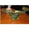 Image 1 : ESTATE GREEN ART GLASS DISH