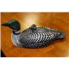 Image 1 : WOOD  "LOON " HAND PAINTED & HAND CARVED BY
