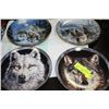 Image 1 : LOT OF 6 WOLF COLLECTOR PLATES NO CERTIFICATES