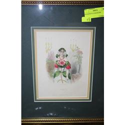 1876 RFENCH LITHOGRAPH