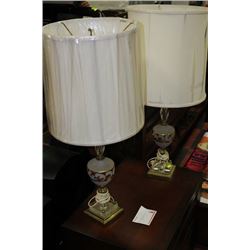 PAIR OF ESTATE LAMPS