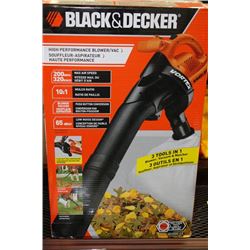 B&D 3 IN 1 BLOWER VAC