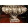 Image 1 : LARGE  AGED LOOK FRUIT BOWL CENTER PIECE