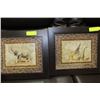 Image 1 : GIRAFFE AND ELEPHANT FRAMED PICTURE