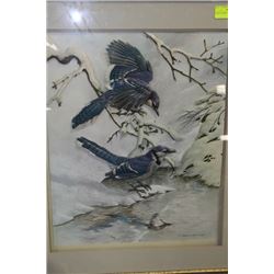 BIRDS - PAPER TOLE ARTWORK