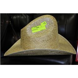 NEW STRAW WESTERN HAT, SIZE 7