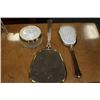 Image 1 : ESTATE 3 PC MIRROR/BRUSH AND COMPACT JAR