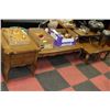 Image 1 : ESTATE 4 PC WOOD COFFEE TABLE SET