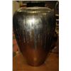 Image 1 : LARGE SILVER/GOLD TONE VASE