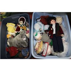 TOTE OF ESTATE DOLLS X2