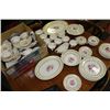 Image 1 : LARGE ENGLISH FLORAL DISH SET
