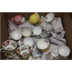 ESTATE ENGLISH BONE CHINA CUPS AND SUACERS
