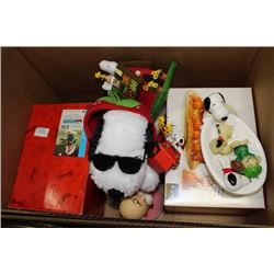 ESTATE BOX OF CHARLIE BROWN ORNAMENTS