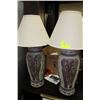 Image 1 : SET OF 2 LARGE ELEPHANT LAMPS