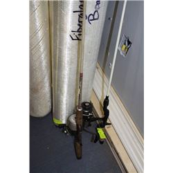 PAIR OF VINTAGE FISHING RODS WITH REELS